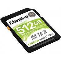 Карта памяти Kingston 512GB SDXC class 10 UHS-I U3 Canvas Select Plus SDS2/512GB n