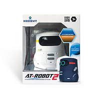 Розумний робот з сенсорним керуванням та навчальними картками - AT-ROBOT 2 (білий, озвуч.укр) (AT002-01-UKR)