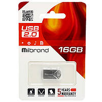 USB флешка Mibrand USB 2.0 Hawk 16Gb Silver