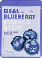 Маска с экстрактом голубики Farmstay Real Blueberry Essence Mask 23 мл