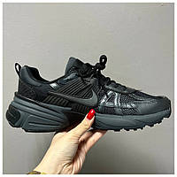 Мужские кроссовки Nike V2K Runtekk Run Black, черные кроссовки найк V2K рантек