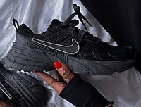 Мужские кроссовки Nike V2K Runtekk Run Black весна-осень, черные кроссовки найк V2K рантек