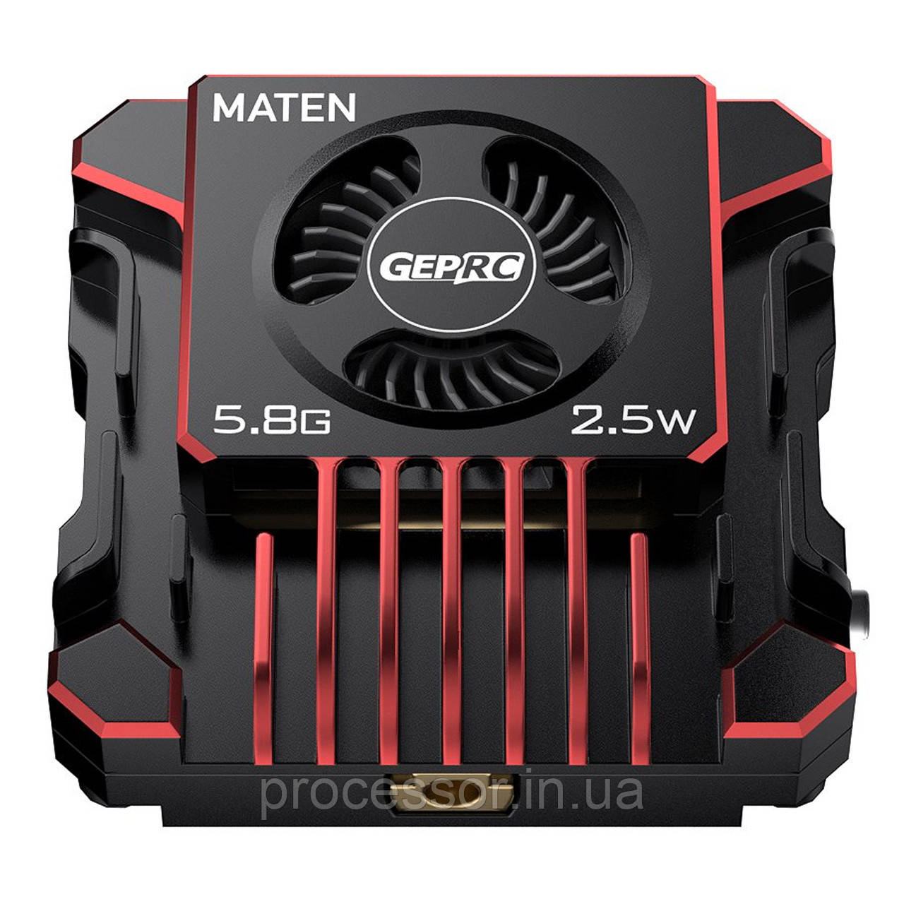 Відеопередавач GEPRC MATEN 5.8G 2.5 W 2500 мВт VTX алюмінієвий корпус для FPV квадрокоптера та дрона