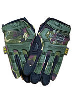 Тактические перчатки для ВСУ мультикам с пальчиками / Тактические перчатки/ Перчатки военные для ВСУ