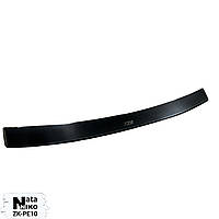 Накладка на бампер з загином для Peugeot 2008 c 2013 р. (Nataniko Carbon)