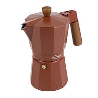 Кофеварка гейзерная San Ignacio Agros reeco SG-3575-IT 300 мл 6 чашек коричневая