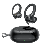 Бездротові навушники для спорту SoundPeats Wings2 Sports із захистом IPX4 для бігу, чорні, фото 2