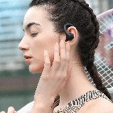 Бездротові навушники для спорту SoundPeats Wings2 Sports із захистом IPX4 для бігу, чорні, фото 7