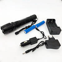 YIT Ручной мощный аккумуляторный фонарь Bailong BL-P08-P50, мощный ручной фонарик, ручной фонарик led