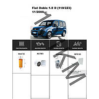 Комплект фільтрів Fiat Doblo I 1.9 D (2000-) WIX