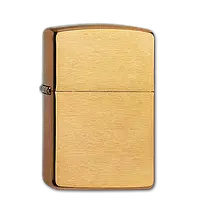 Зажигалка Zippo бензиновая ARMOR BRUSHED BRASS 168