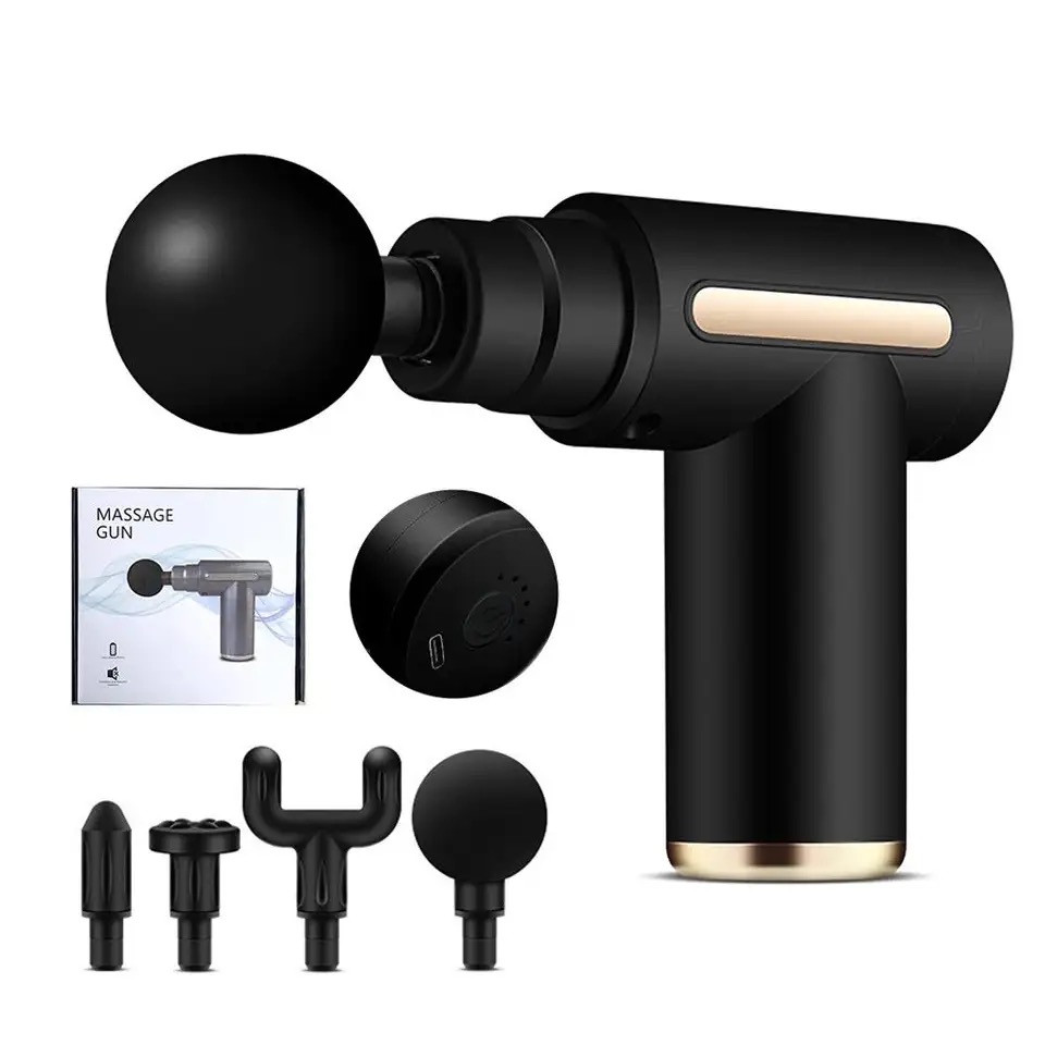 Портативний ручний масажер для тіла Fascial Gun Mini USB (1ящ.=24 шт.)