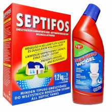 Комплект для септика Septifos1,2 кг + Гель Septifos Septibio (3в1) 750 мл. - фото 1 - id-p64699284