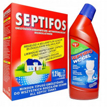 Комплект для септика Septifos1,2 кг + Гель Septifos Septibio (3в1) 750 ...