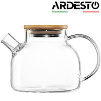 Заварник (чайник для заваривания) Ardesto Midori, стеклянный (боросиликатное стекло), прозрачный