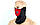 Маска вітрозахисна для обличчя та шиї (неопрен/фліс, чорний-червоний), фото 3