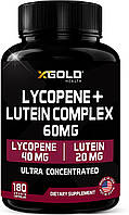 Улучшение состояния сосудов поддержка зрения X Gold Health Lycopene + Lutein 180 капсул