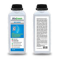 Средство для прочистки засоров в канализационных системах септиков и выгребных ям Bio Shock 1л BIO Green