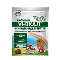 Средство для уличных туалетов, выгребных ям и септиков УНИКАЛ 15 шт х 35 мл Жива земля
