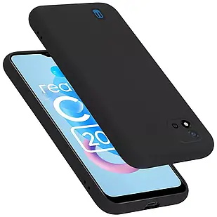 Чохол софт-тач покриттям Full Soft Case для Realme C11 2021 / Realme C11 Silicone Case Full (Чорний)