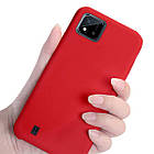 Чохол софт-тач покриттям Full Soft Case для Realme C11 2021 / Realme C11 Silicone Case Full (Червоний), фото 3
