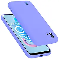 Чехол софт-тач покрытием Full Soft Case для Realme C11 2021 / Realme C11 Silicone Case Full (Сиреневый)