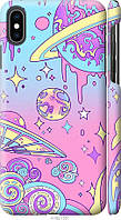 Чехол 3d пластиковый глянцевый Endorphone iPhone XS Max Розовая галактика (4146c-1557-26985) EJ, код: 7944749