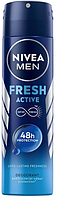 Чоловічий дезодорант-спрей Nivea "Fresh Active" (150мл.)