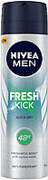 Чоловічий дезодорант-спрей Nivea "Fresh Kick" (150мл.)