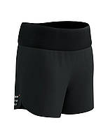 Шорти жіночі для бігу Compressport Performance Short W, Black, XS