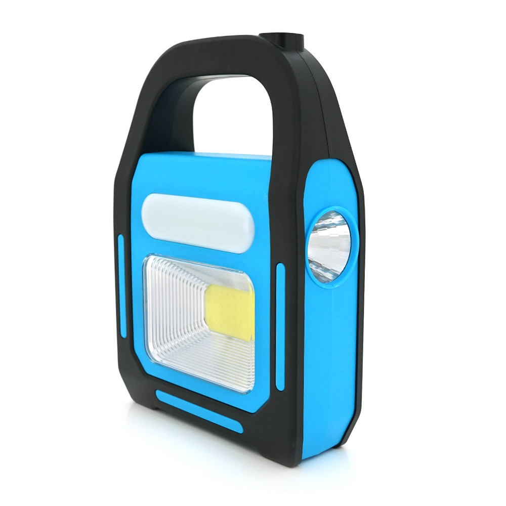 Переносний ліхтар ORION OR-9707B+Solar, COB+SMD LED, 3 режими роботи, заряд від 5V, USB вихід, батарея