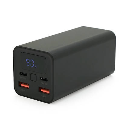 PowerBank XO-PB97 20000mAh, Input:(2хType-C), Output:(2хUSB,2хType-C), PD65W for Laptop, plastic, Black, фото 1