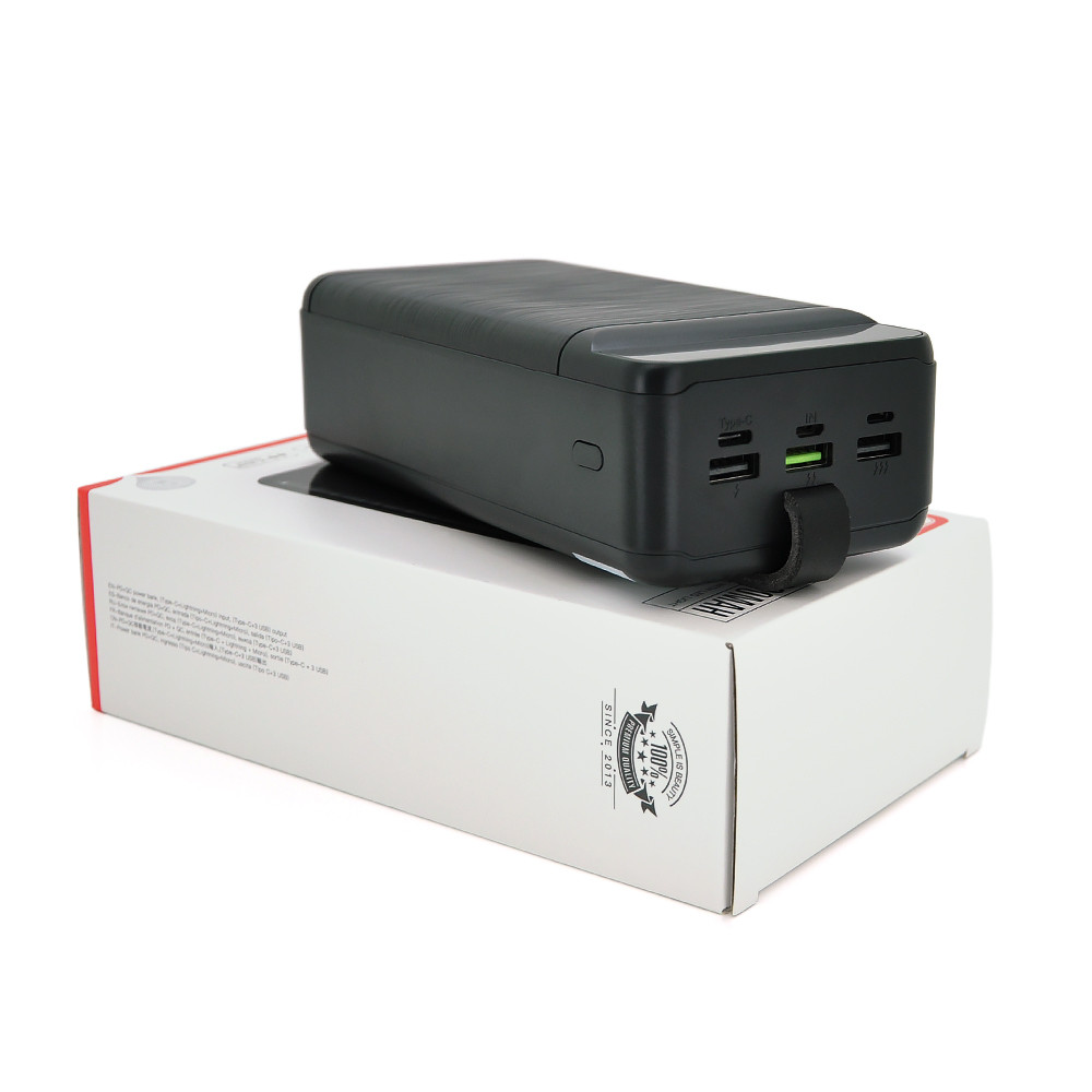 PowerBank XO-PR158 50000mAh,Input:5V/2.5A,9V/2A,12V/1.5A(Micro,Type-C,Lightning),Output: