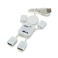 Хаб USB 2.0 4 порту (чоловічок), OEM Q250