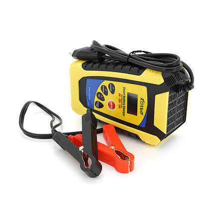 Автоматичне ЗУ для акумулятора Katbo KTB-BC1803 6V/12V/24V,2-6A,LCD,клеми(AGM/GEL/Lead/MF), фото 1