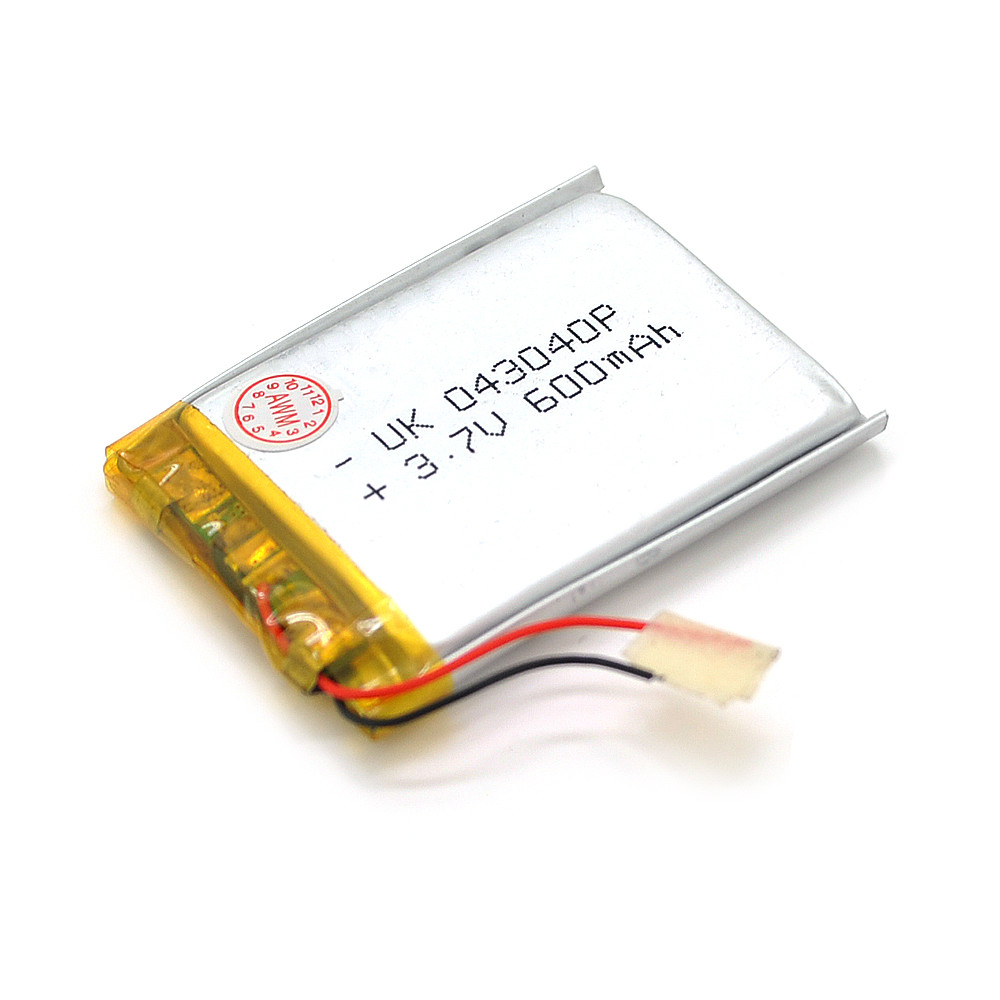 Літій-полімерний акумулятор 4 * 30 * 40mm (Li-ion 3.7В 600мА·ч)