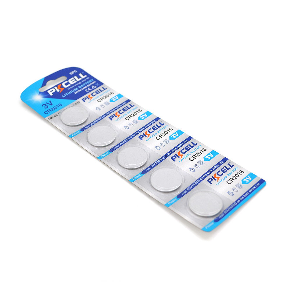 Батарейка літієва PKCELL CR2016, 5 шт в блістері (упак.100 штук) ціна за бліст. Q30