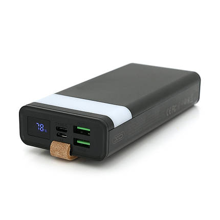 PowerBank XO-PR1129 20000mAh,flashlight,Input:(Micro,Type-C), Output:(2хUSB,Type-C), QC22.5W/PD20W, plastic,, фото 1