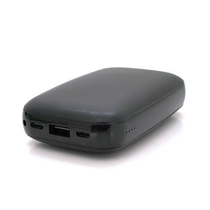 PowerBank Baseus M25 MiniQ 10000mAh,Input:5V/2A(Micro,TypeC),Output:5V/2.1A(USB), Fast Charge,Q1,plastic,Black, фото 1