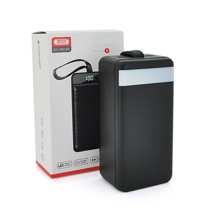 PowerBank XO-PR159 60000mAh, flashlight,Input:5V/2.5A,9V/2A,12V/1.5A(Micro,Type-C,Lightning),, фото 1