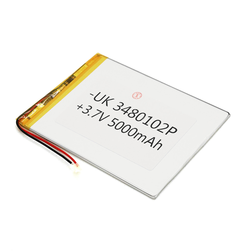 Літій-полімерний акумулятор 4*80*102mm 3,7V (Li-ion 3.7В 400мА·год)