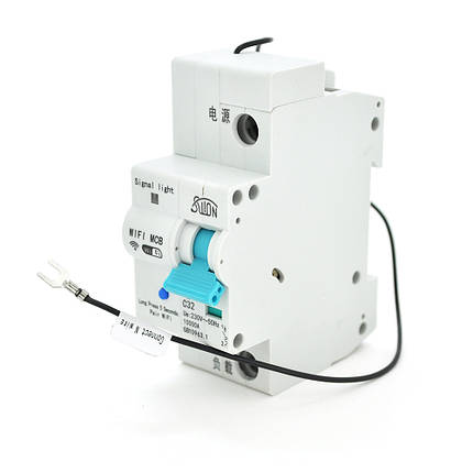 Автоматичний вимикач 1P/220V/32A с вітдаленним управлінням через WiFi, фото 1