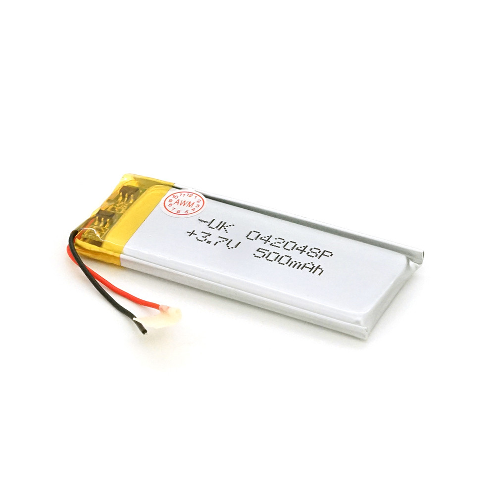 Літій-полімерний акумулятор 4 * 20 * 48mm (Li-ion 3.7В 500мА·ч)
