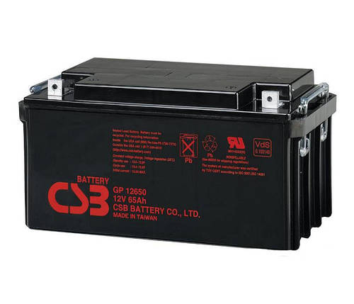 Акумуляторна батарея CSB GP12650, 12V 65Ah (350х166х174мм), Q1, фото 1