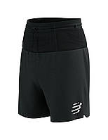 Легкі шорти для бігу Compressport Trail Racing 2-In-1 Short M, Black, XL