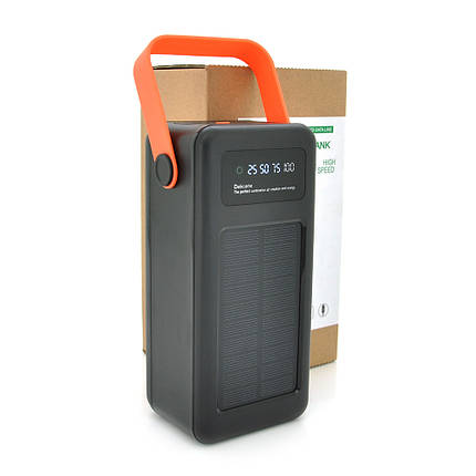 Power bank YM-638CX 60000mAh Solar,flashlight,Input:5V/2.1A(MicroUSB, TypeC, Lightning),, фото 1