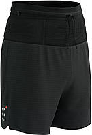 Легкі шорти для бігу Compressport Trail Racing Overshort M, Black, L