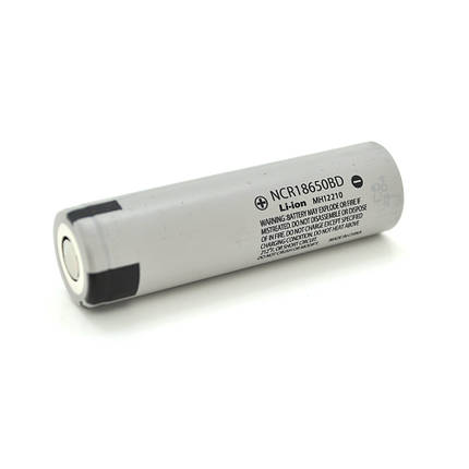 Акумулятор 18650 Li-Ion Panasonic NCR18650BD, 3200mAh, 10A, 4.2/3.6/2.5V, Gray, фото 1