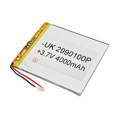 Літій-полімерний акумулятор 3.6 * 90 * 100mm (Li-ion 3.7В 4000мА·ч)