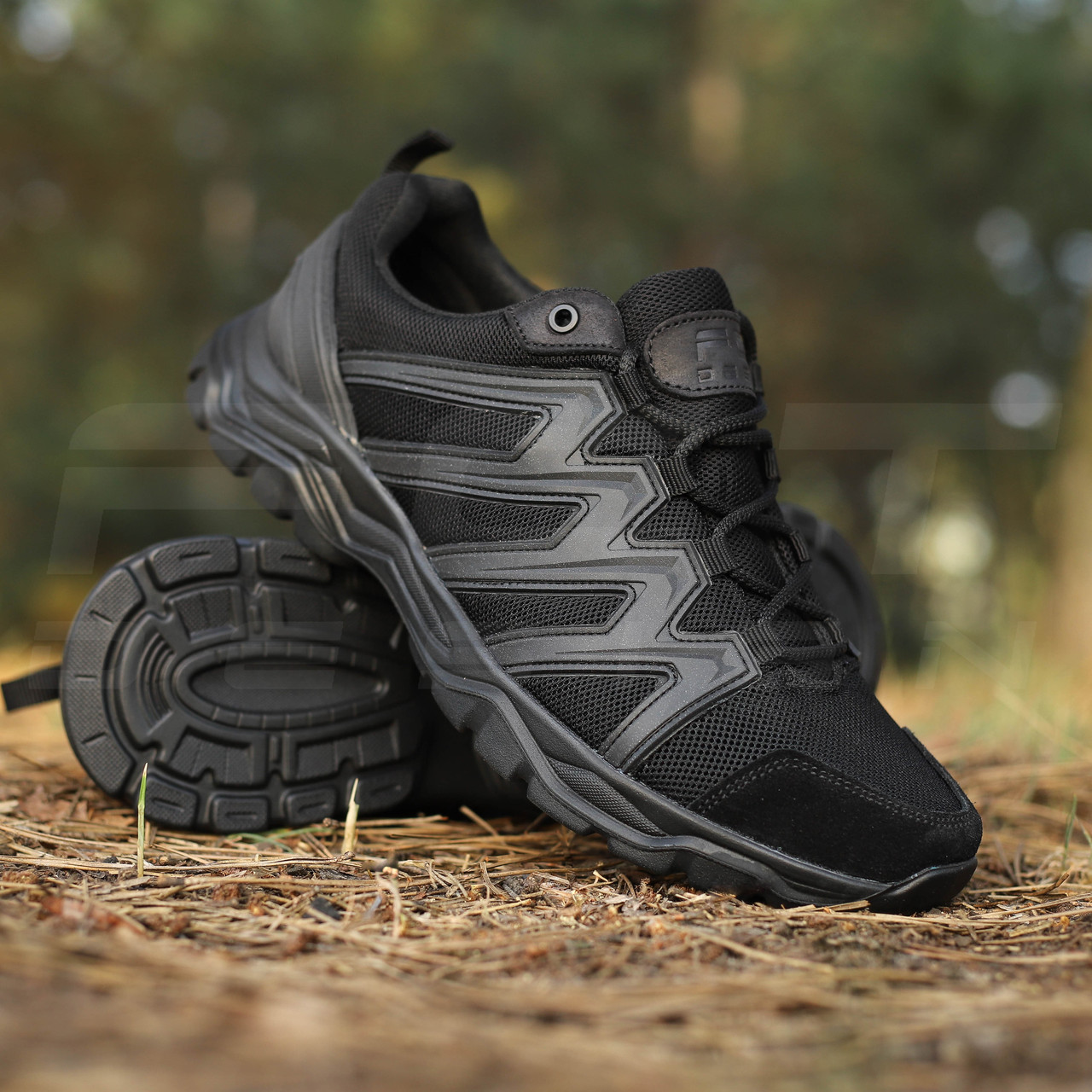 Кросівки літні на сітці Urban чорні, фото 1